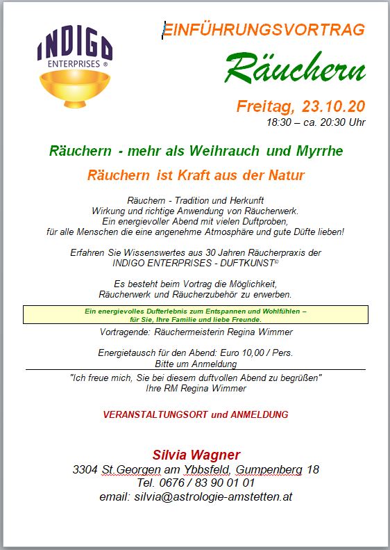 Räuchern 2020